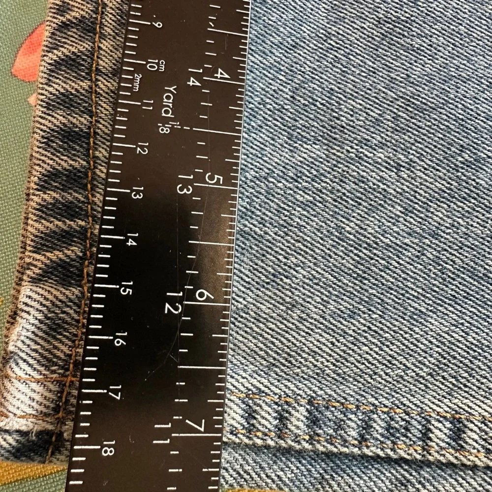 VTG Levis 505 Jeans Mens W31 Straight Light Wash Blue Denim Batwing tag 0902 GUC